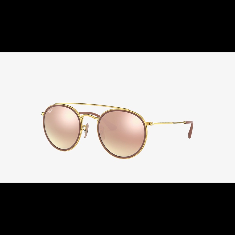 RAY BAN DOUBLE BRIDGE ROSE GOLD